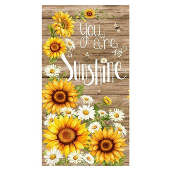 You Are My Sunshine PANEL-CD3880 BROWN Panel by Timeless Treasures Fabrics