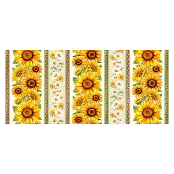 You Are My Sunshine FLEUR-CD3882 CREAM by Timeless Treasures Fabrics