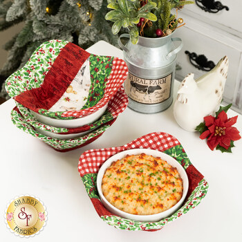  Bowl Cozy Kit - Barnyard Christmas
