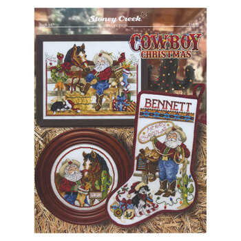 Cowboy Christmas Cross Stitch Book