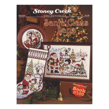Santa Claus Lane Cross Stitch Book