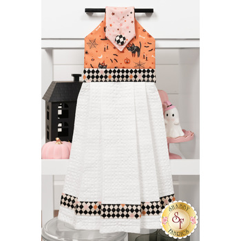  Hanging Towel Precut Kit - Purrs and Boos - Orange