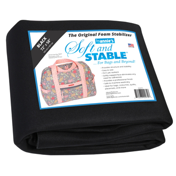 ByAnnie Soft and Stable - Foam Stabilizer - Black 72" x 58"