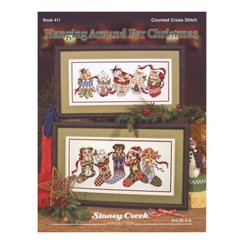 Hanging Around For Christmas Cross Stitch Book