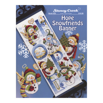 Hope Snowfriends Banner Cross Stitch Pattern