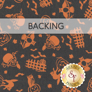  Patchwork Pumpkin Halloween Mystery BOM Backing - RESERVE