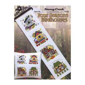 Four Seasons Birdhouses Cross Stitch Pattern