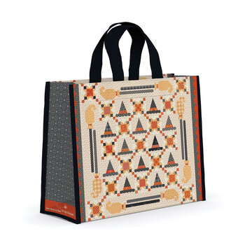 Lori Holt Midnight Ride Trick-Or-Treat Tote Bag