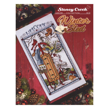 Winter Sled Cross Stitch Pattern