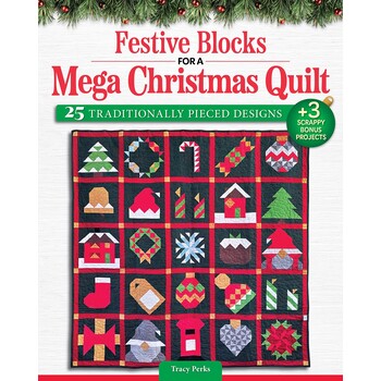 Festive Block For A Mega Christmas Quilt Blocks for Christmas Book