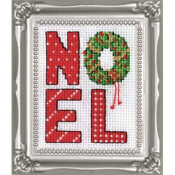 Counted Cross Stitch Kit with Frame - Noel