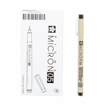 Micron Pen Size 05 - Black 0.45mm