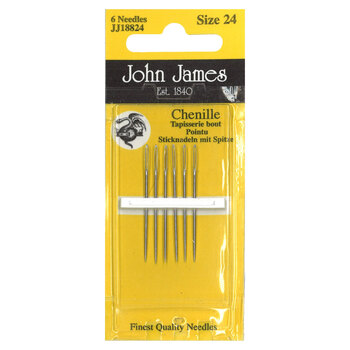 John James Chenille Needles - Size 24 - 6ct