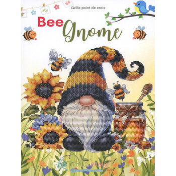 Bee Gnome Cross Stitch Pattern