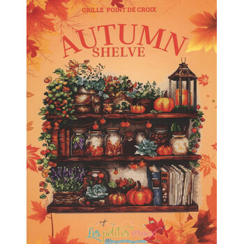 Autumn Shelve Cross Stitch Pattern