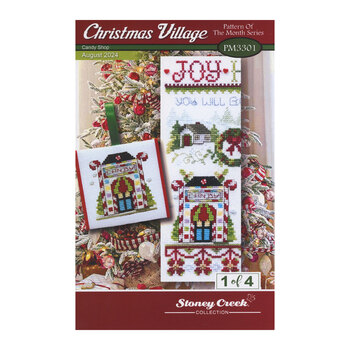 Pattern of the Month Series - Christmas Village - Candy Shop Cross Stitch Book