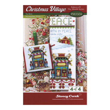 Pattern of the Month Series - Christmas Village - Toy Store Cross Stitch Book