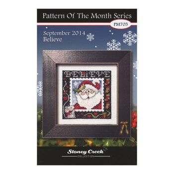 Pattern of the Month Series - Believe Cross Stitch Pattern