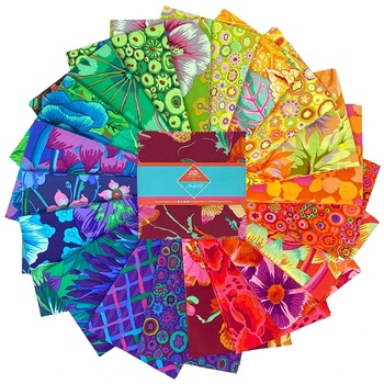 Kaffe Fassett Collective Classics Plus  5" Charm Squares Spectrum by FreeSpirit Fabrics