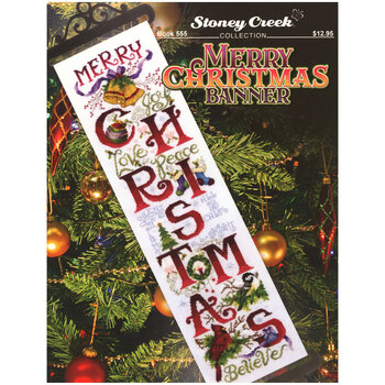 Merry Christmas Banner Cross Stitch Pattern