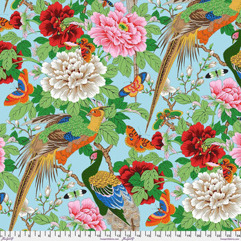 Kaffe Fassett Collective PWPJ142.MULTI Birds and Bees Multi by FreeSpirit Fabrics
