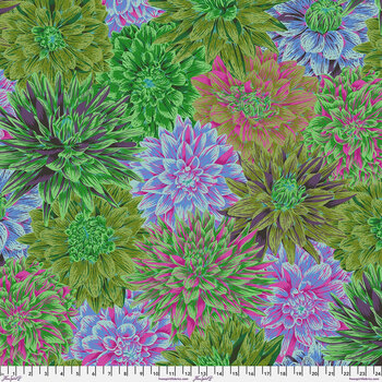 Kaffe Fassett Collective PWPJ137.GREEN Bursting Stripes Green by FreeSpirit Fabrics