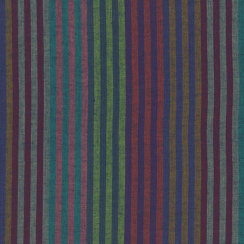 Woven Stripes WSGP001.TWILIGHT Caterpillar Stripe by Kaffe Fassett for FreeSpirit Fabrics