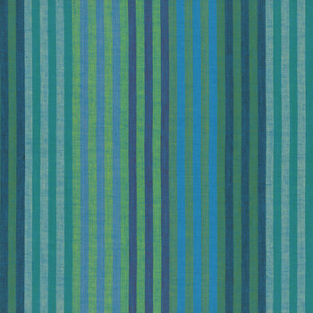 Woven Stripes WSGP001.AQUA Caterpillar Stripe by Kaffe Fassett for FreeSpirit Fabrics