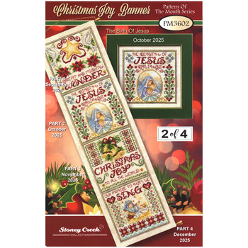 Pattern of the Month Series - Christmas Joy Banner - The Birth of Jesus