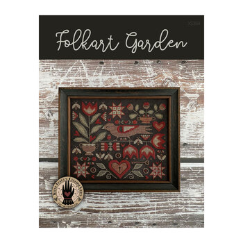 Folkart Garden Cross Stitch Pattern
