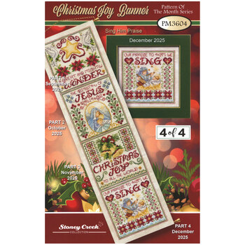 Pattern of the Month Series - Christmas Joy Banner - Sing Him Praise