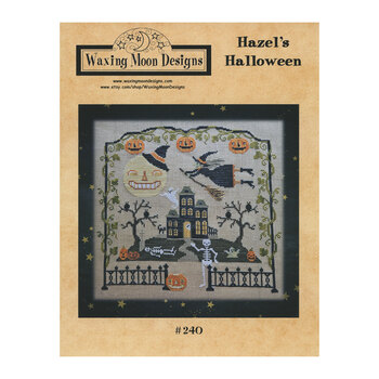 Hazel's Halloween Cross Stitch Pattern by Waxing Moon Designs
