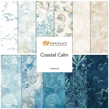 Coastal Calm  Yardage by Deborah Edwards and Melanie Samra for Northcott Fabrics