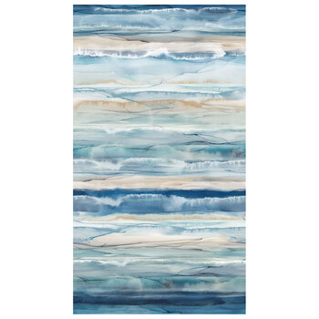 Coastal Calm DP29611-44 Coastal Ombre Md Blue Multi by Deborah Edwards and Melanie Samra for Northcott Fabrics