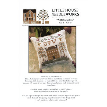 ABC Samplers No. 8 - UVW Cross Stitch Pattern