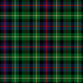 Countryside Christmas DP29739-99 Green Plaid Black Multi by Deborah Edwards & Kim Penner for Northcott Fabrics