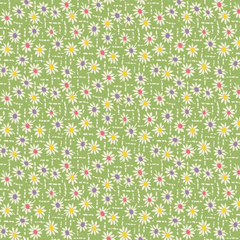 Aunt Grace Vintage Vibe R352304D-GREEN Daisy by Judie Rothermel for Marcus Fabrics