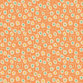 Aunt Grace Vintage Vibe R352304D-ORANGE Daisy by Judie Rothermel for Marcus Fabrics