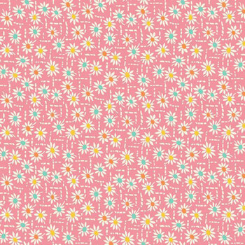 Aunt Grace Vintage Vibe R352304D-PINK Daisy by Judie Rothermel for Marcus Fabrics