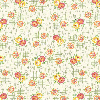 Aunt Grace Vintage Vibe R352305D-MULTI Rose by Judie Rothermel for Marcus Fabrics