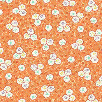 Aunt Grace Vintage Vibe R352306D-TANGERINE Patch by Judie Rothermel for Marcus Fabrics