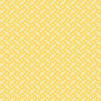 Aunt Grace Vintage Vibe R352309D-YELLOW Bow by Judie Rothermel for Marcus Fabrics