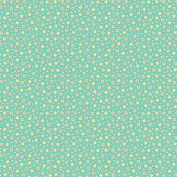 Aunt Grace Vintage Vibe R352310D-AQUA Mini Cubes by Judie Rothermel for Marcus Fabrics