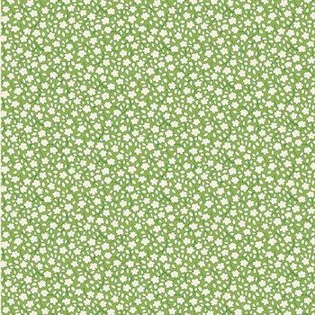 Aunt Grace Vintage Vibe R352312D-GREEN Packed Flowers by Judie Rothermel for Marcus Fabrics