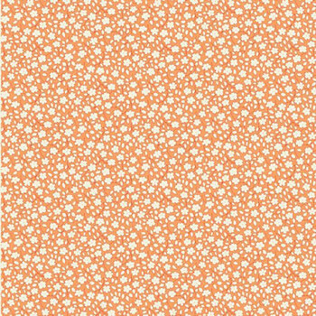 Aunt Grace Vintage Vibe R352312D-TANGERINE Packed Flowers by Judie Rothermel for Marcus Fabrics
