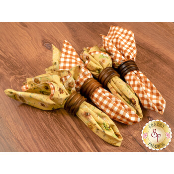  Cloth Napkins Kit - Makes 4 - Sunflower Whispers