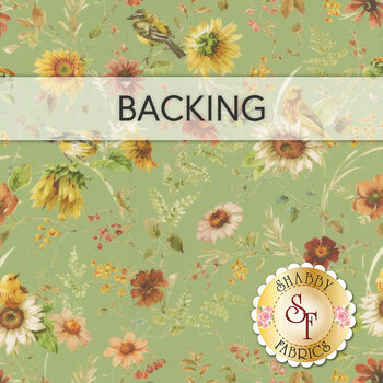  Fancy Star Table Runner Kit - Sunflower Whispers Backing