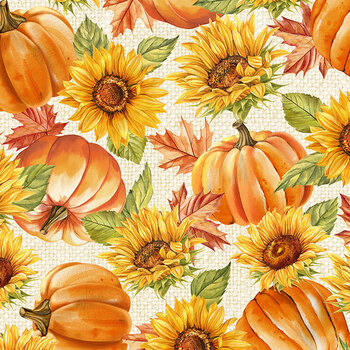 Thankful & Blessed DP29842-12 Beige by Deborah Edwards for Northcott Fabrics