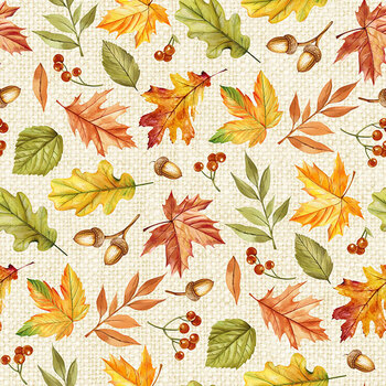 Thankful & Blessed DP29846-12 Beige by Deborah Edwards for Northcott Fabrics