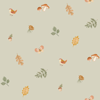 Frisky Fox 29576-72 Sage by Deborah Edwards for Northcott Fabrics